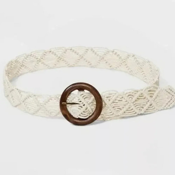 Universal Thread Wood O Ring Belt - Picture 1 of 10